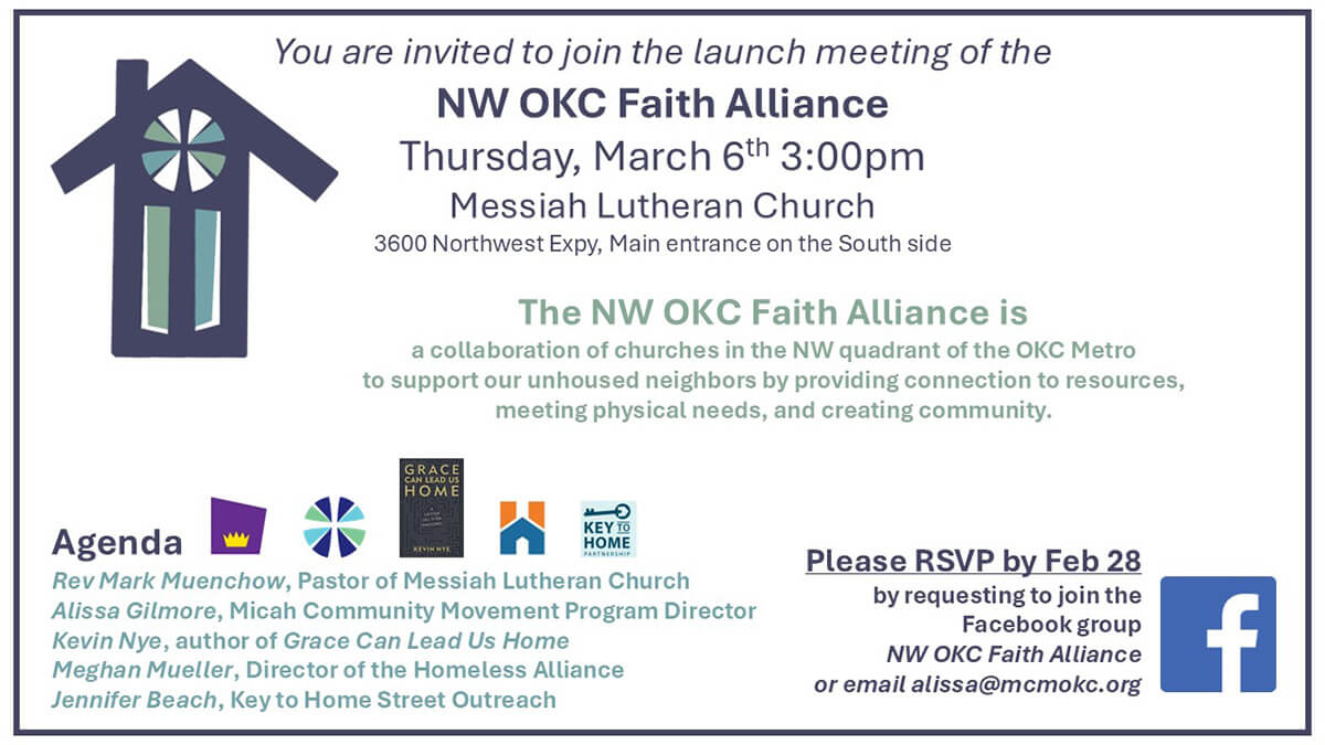 NW OKC Faith Alliance Invitation