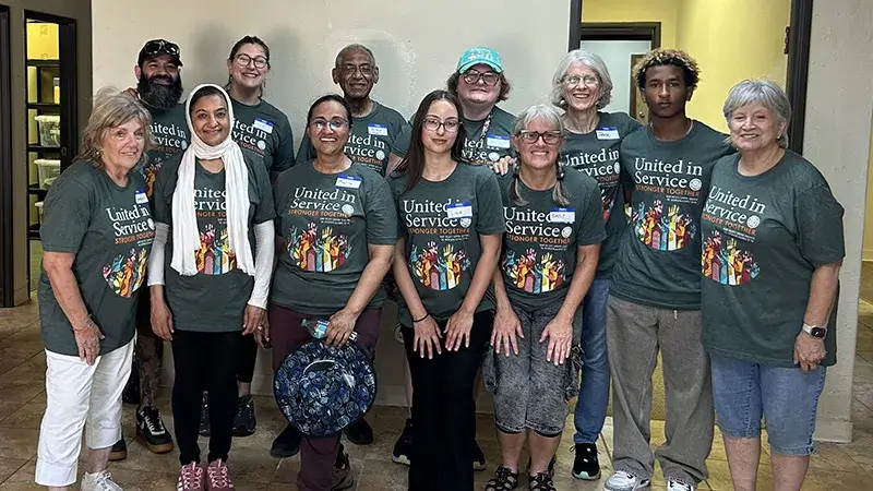 A group of volunteers